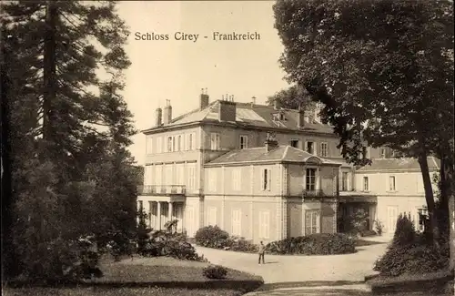 Ak Cirey sur Vezouze Meurthe et Moselle, Blick zum Schloss Cirey