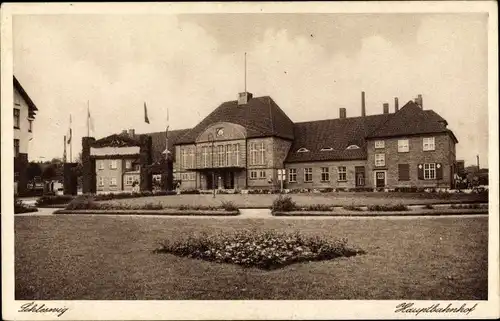 Ak Schleswig an der Schlei, Hauptbahnhof