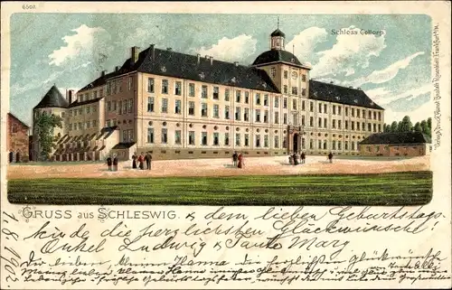 Litho Schleswig an der Schlei, Schloss Gottorf