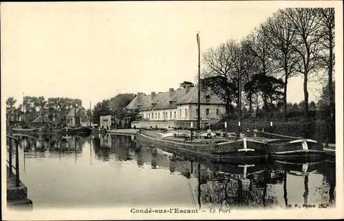 Ak Condé sur l'Escaut Nord, Le Port