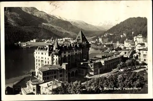 Ak Sankt Moritz Kanton Graubünden, Palace-Hotel