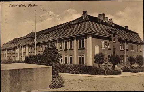 Ak Meißen in Sachsen, Beamtenhaus 1 der Polizeischule