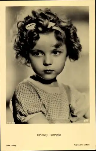 Ak Schauspieler Shirley Temple, Portrait