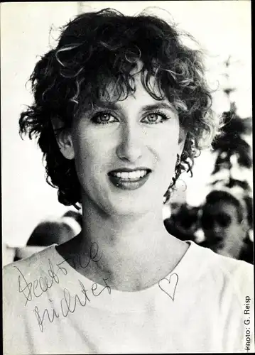 Foto Schauspielerin Beatrice Richter, Portrait, Autogramm