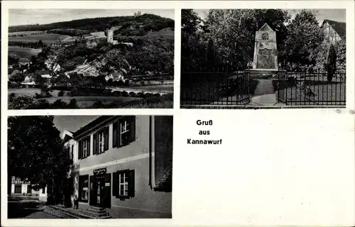 Ak Cannawurf Kannawurf Kindelbrück in Thüringen, Ortsansichten