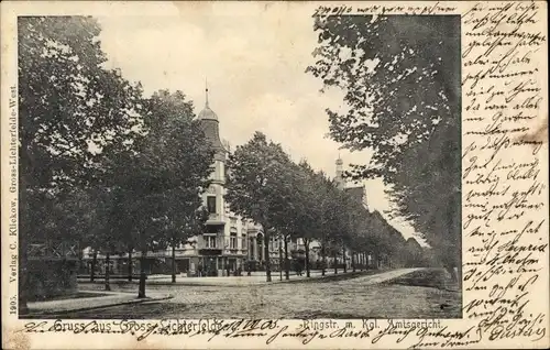 Ak Berlin Steglitz Groß Lichterfelde, Ringstraße, Kgl. Amtsgericht