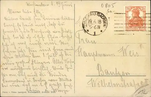 Ak Weißenborn Zwickau in Sachsen, Gasthof