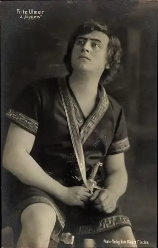 Ak Opernsänger Fritz Ulmer als Gyges