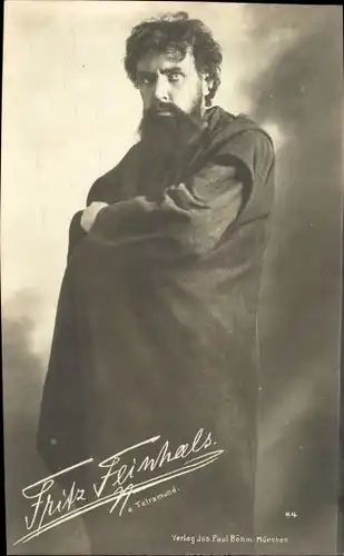 Ak Opernsänger Fritz Feinhals, Portrait