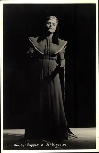 Ak Opernsängerin Annelies Kupper als Antigonae