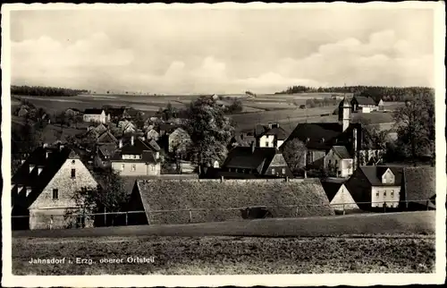 Ak Jahnsdorf im Erzgebirge, Oberer Ortsteil