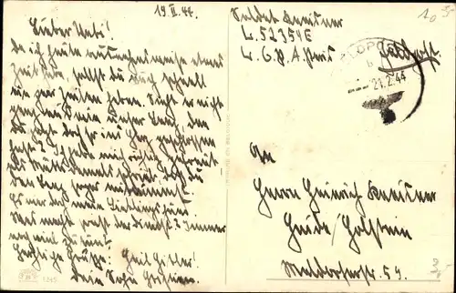 Künstler Ak Hundeportrait, Terrier