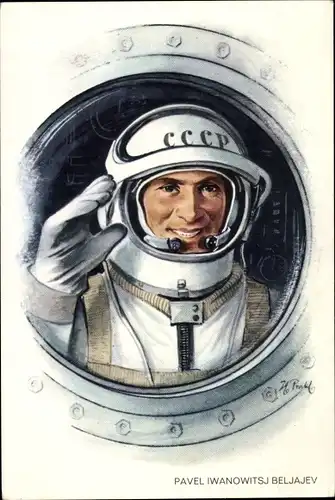 Künstler Ak Pawel Iwanowitsch Beljajew, Sowjetischer Kosmonaut