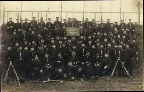Foto Ak Deutsche Soldaten in Uniformen, Gruppenbild, Regiment