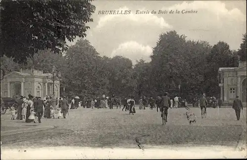 Ak Bruxelles Brüssel, Entree du Bois de la Cambre