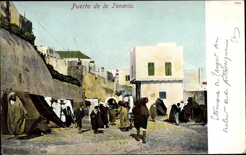 Ak Tanger Marokko, Puerta de la Teneria