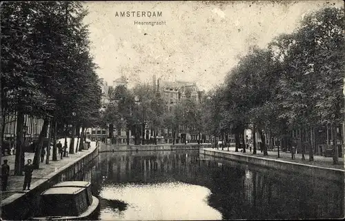 Ak Amsterdam Nordholland Niederlande, Heerengracht