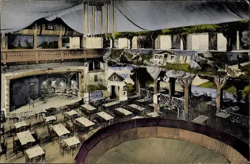 Ak Dresden Altstadt, Luna Park Saal