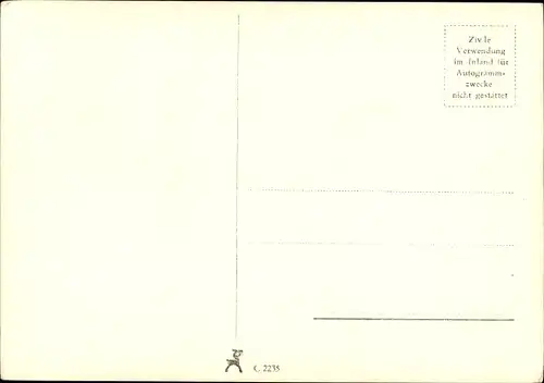 Ak Schauspielerin Hilde Krahl, Portrait, Autogramm