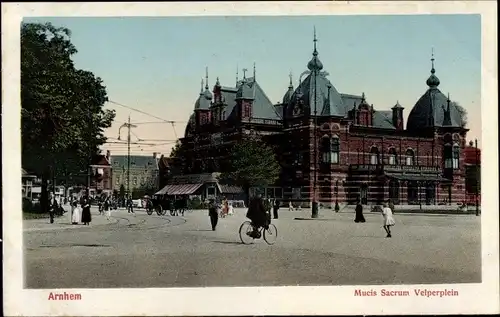 Ak Arnhem Gelderland Niederlande, Mucis Sacrum Velperplein