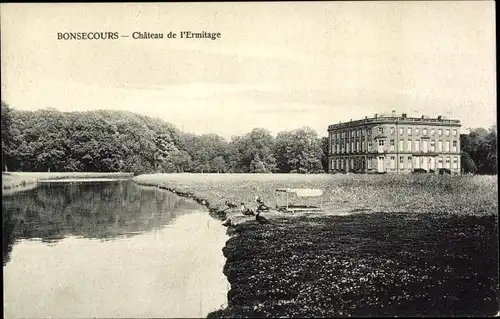 Ak Bon Secours Bonsecours Péruwelz Hennegau, Château de l'Ermitage