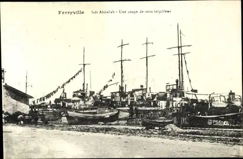 Ak Menzel Bourguiba Ferryville Tunesien, Sidi Abdallah, Une coupe de sous torpilleur