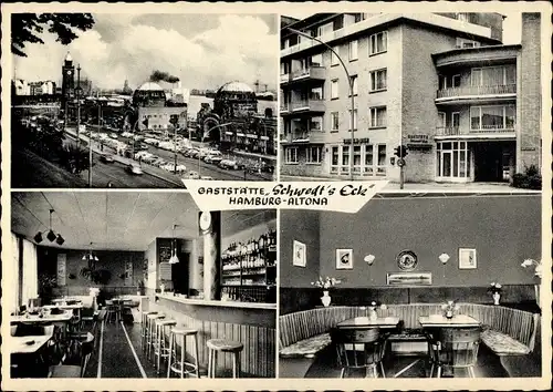 Ak Hamburg Altona, Gasthaus Schwedt's Eck, Mörkenstraße 4 - 6