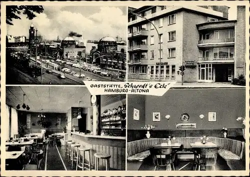 Ak Hamburg Altona, Gasthaus Schwedt's Eck, Mörkenstraße 4 - 6