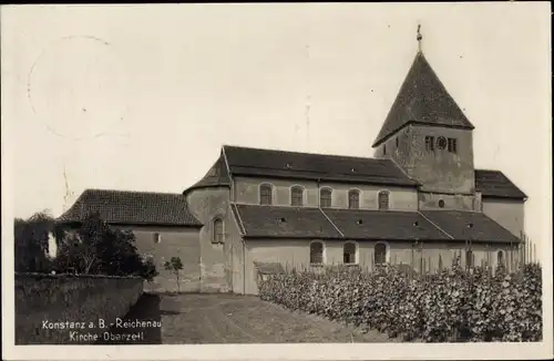 Ak Oberzell Insel Reichenau im Bodensee, Kirche