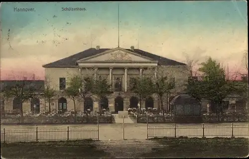 Ak Hannover in Niedersachsen, Schützenhaus, Außenansicht