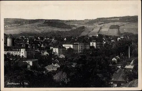 Ak Zschopau im Erzgebirge Sachsen, Panorama