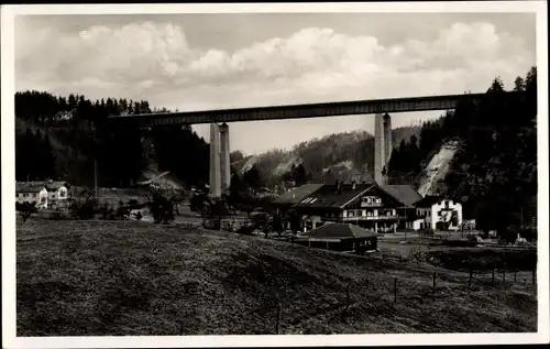 Ak Weyarn Oberbayern, Mangfallbrücke der Reichsautobahn , Gasthaus Bruckmühle