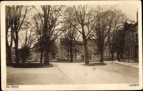 Ak Assen Drenthe Niederlande, De Brink