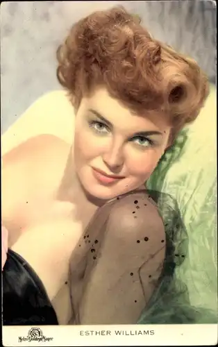 Ak Schauspielerin Esther Williams, Portrait