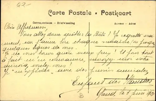 Ak St Amandsberg Gent Ostflandern, Au Grand Beguinage