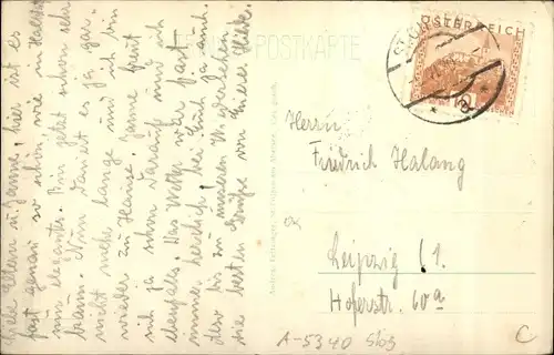 Ak Sankt Gilgen in Salzburg, Abersee mit Schafberg