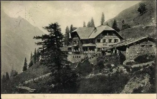 Ak Fusch an der Großglocknerstraße in Salzburg, Gasthof Trauneralpe