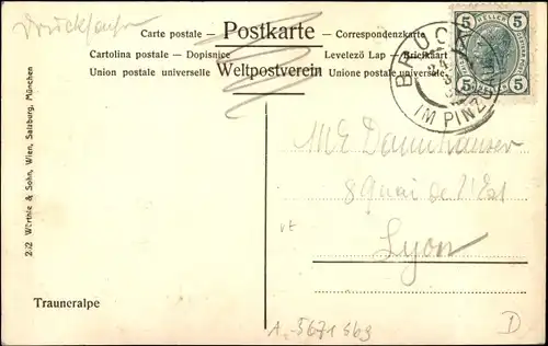 Ak Fusch an der Großglocknerstraße in Salzburg, Gasthof Trauneralpe