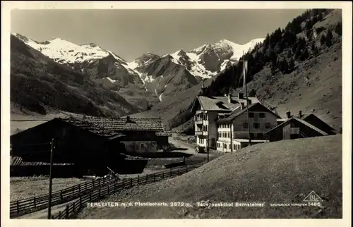 Ak Ferleiten Fusch an der Großglocknerstraße in Salzburg, Gasthof Bernsteiner