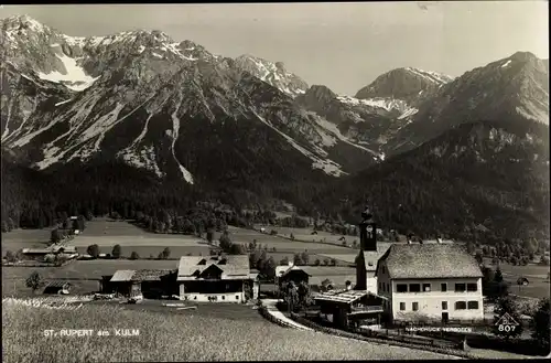 Ak St. Rupert am Kulm Steiermark, Ort mit Umgebung