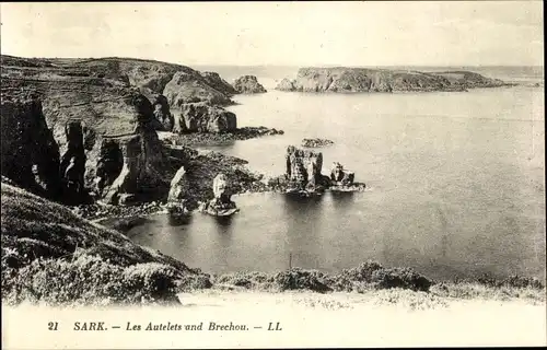 Ak Kanalinsel Sark, Les Autelets and Brechou