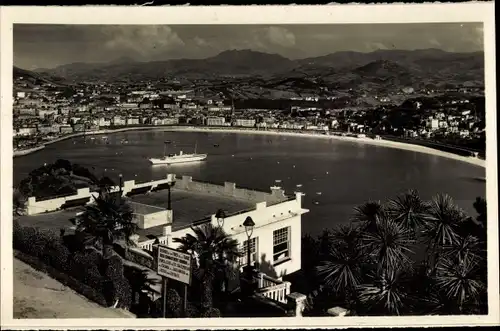 Ak Donostia San Sebastian Baskenland, Vista desde Igueldo