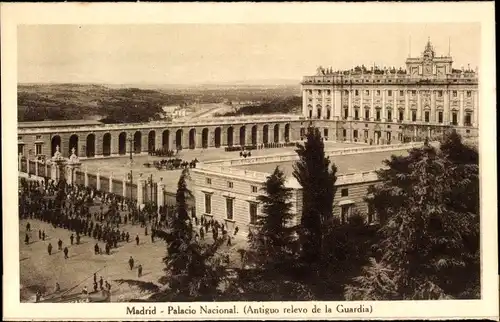 Ak Madrid Spanien, Palacio Nacional