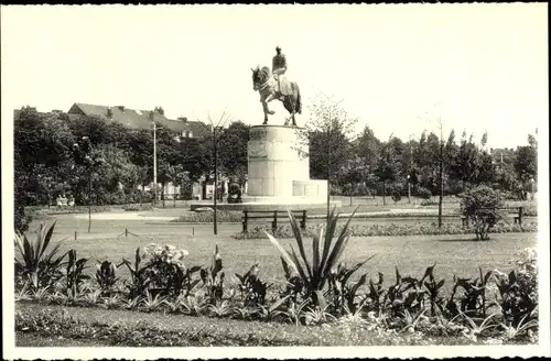 Ak Gand Gent Ostflandern, Monument du Roi Albert