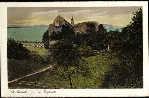 Ak Bregenz am Bodensee Vorarlberg, Gebhardsberg