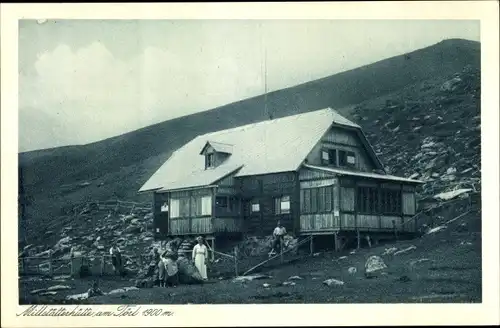 Ak Kärnten, Millstätterhütte am Törl