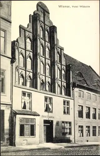 Ak Hansestadt Wismar, Hotel Wädekin