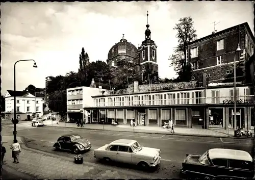 Ak Burtscheid Aachen Nordrhein Westfalen, Markt, Kirche
