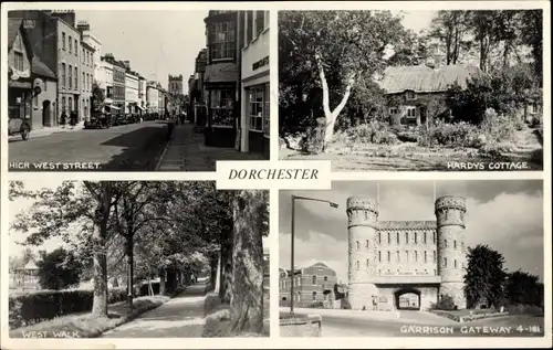 Ak Dorchester Dorset England, High West Street, Hardys Cottage, Garrison Gateway
