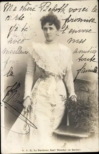 Ak Maria Josepha von Portugal, Karl Theodor von Bayern